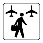 Connecting Flights SVG Icon